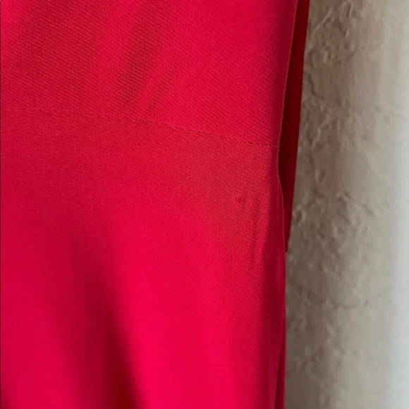 NWT Mac Duggal Red v neck gathered back gown 12336 - Picture 7 of 13